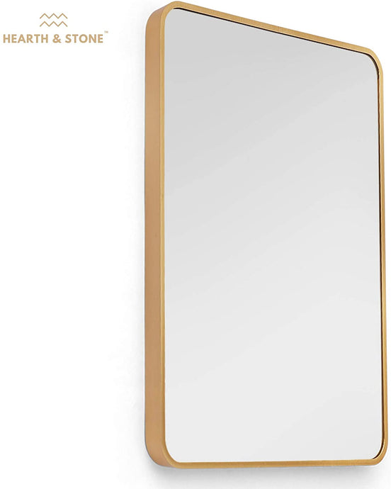 HEARTH & STONE™ Gold Framed Mirror