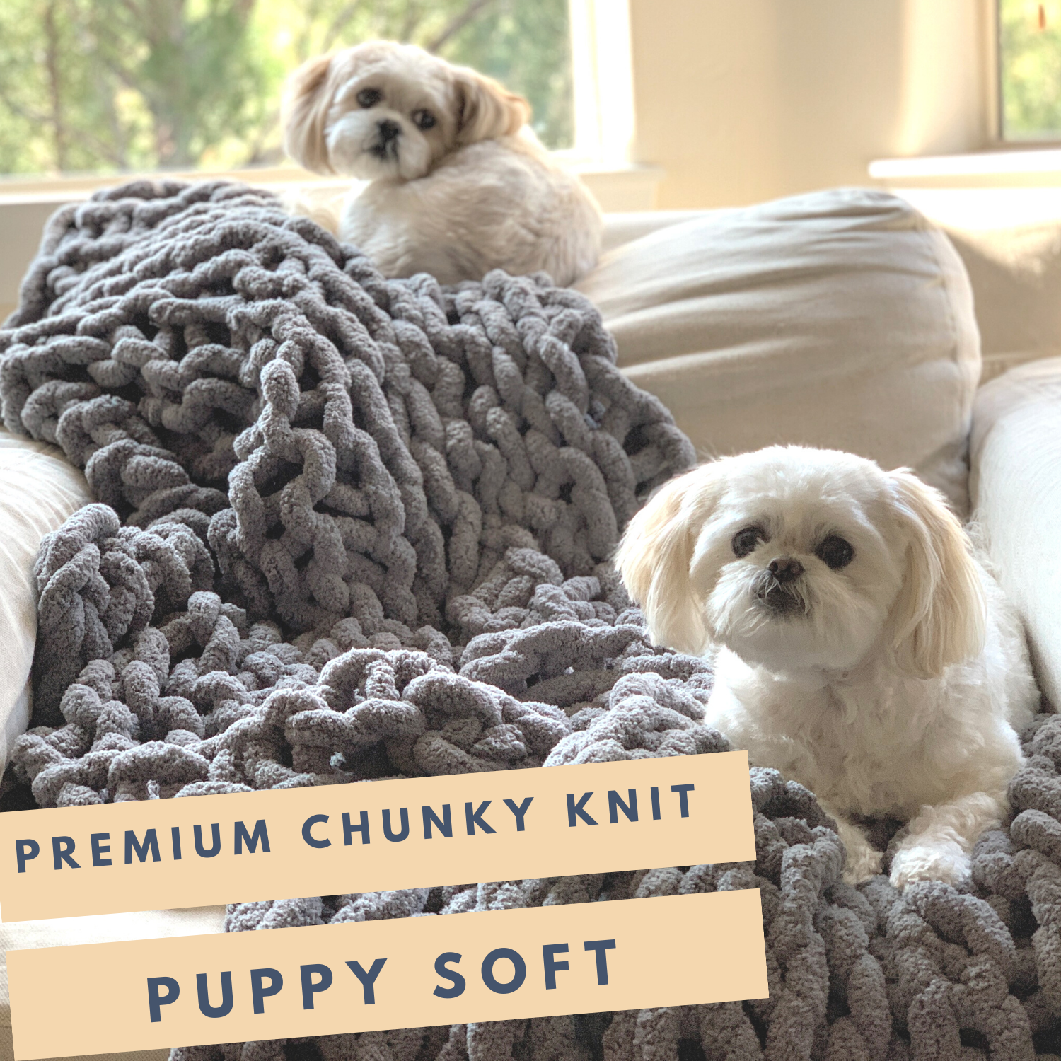 CHUNKY STYLE HAND KNIT BLANKET 2/4 2-4PM — Hive Market and Maker's Space