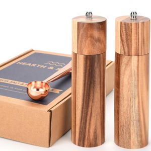 HEARTH & STONE™ Acacia Wooden Salt & Pepper Grinder Set