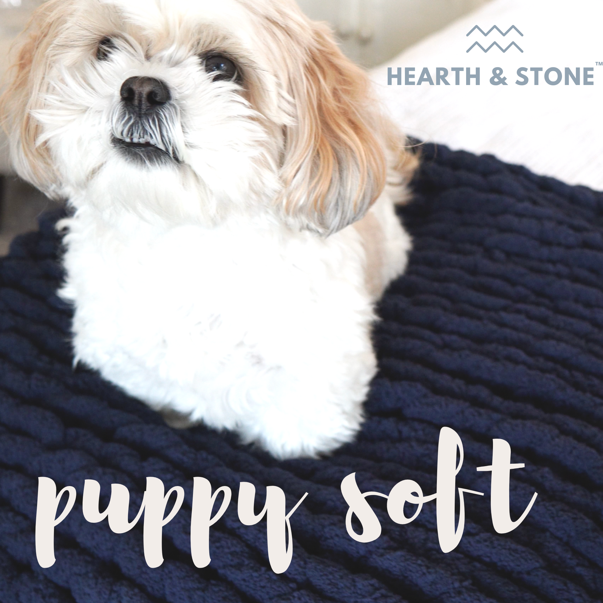 HEARTH & STONE™ Chunky Knit Blanket (Navy Blue) – Hearth&Stone